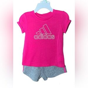 Adidas - Girls 2pc Set - 18M - NWT